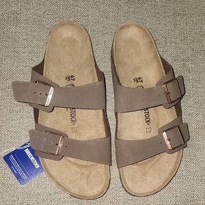 Birkenstock Tan Double Strap Sandals